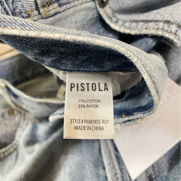 PISTOLA Charlie Ruthless Ripped Straight Leg Jeans - Picture 5 of 15